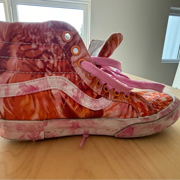 VANS Sk8-Hi 38 DX x Collina Strada Womens Shoes Orange Pink - Picture 7 of 8